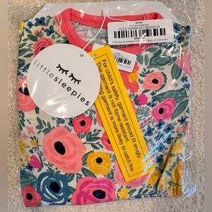NWT Little Sleepies Pink Secret Garden 0-3 months